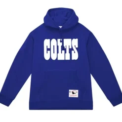 Men Mitchell & Ness Hoodies & Sweatshirts-Wordmark 1 Hoodie Indianapolis Colts