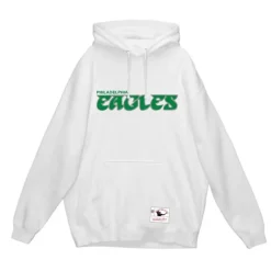 Men Mitchell & Ness Hoodies & Sweatshirts-Wordmark 1 Hoodie Philadelphia Eagles