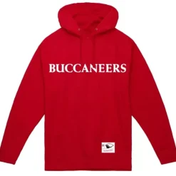 Men Mitchell & Ness Hoodies & Sweatshirts-Wordmark 1 Hoodie Tampa Bay Buccaneers