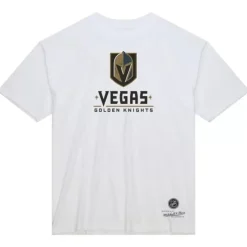 Men Mitchell & Ness T-Shirts & Tops-Wordmark 2 Tee Vegas Golden Knights