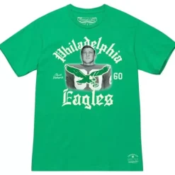 Men Mitchell & Ness T-Shirts & Tops-World Series Champs Tee Philadelphia Eagles Chuck Bednarik