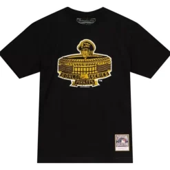 Men Mitchell & Ness T-Shirts & Tops-World Series Tee Pittsburgh Pirates 1971