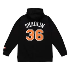 Men Mitchell & Ness Hoodies & Sweatshirts-Wu Tang Shaolin X Br Remix Hoody New York Knicks