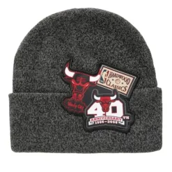 Mitchell & Ness Knit-Xl Logo Patch Knit Hwc Chicago Bulls