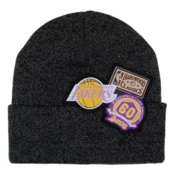 Mitchell & Ness Knit-Xl Logo Patch Knit Hwc Los Angeles Lakers